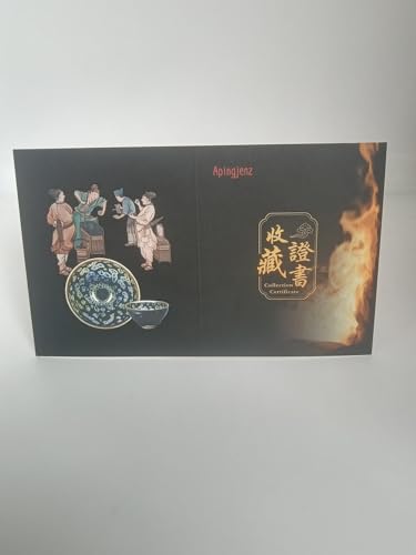 Bloom Tenmokus Tea Cup 130ml,Chinese Jianzhan Tea Bowl Iron Clay Natural Ore Glaze Fired in Kiln Porcelain Mug Gift Box