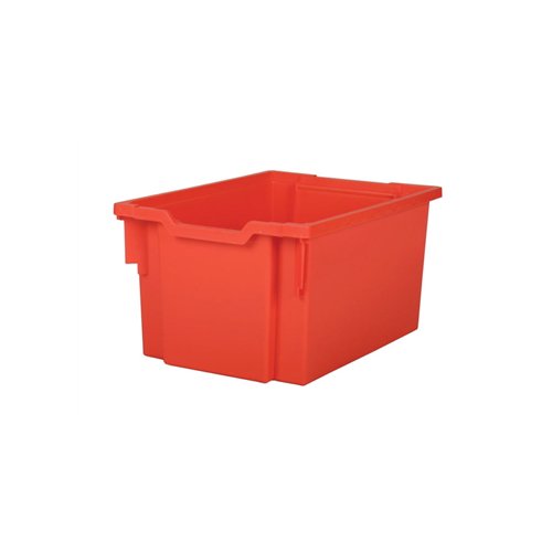 Bac F25rb très profond Gratnells rouge grand volume empilable en lot de 3