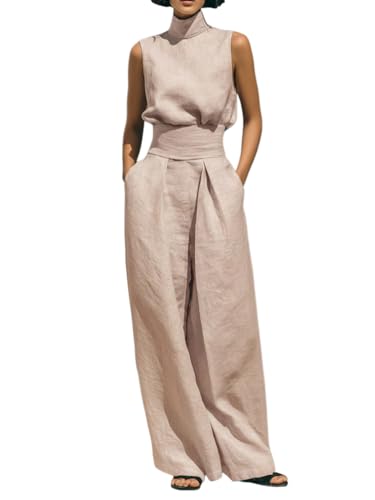 Ensembles ete decontractee tenue lin respirant pour rester fraiche et chic