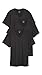 Calvin Klein Men's Cotton Classics 3-Pack Undershirts, 3 BLACK - VNECK, L