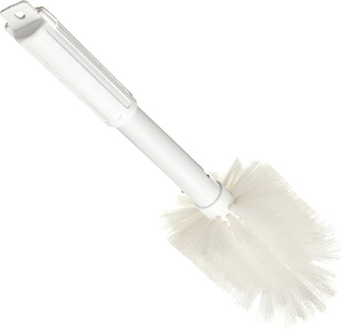 Image of SPARTA Industial Tank Brush Pipe Brush, Drain Brush with Handle for Commercial Kitchens, Polyester Bristle, 3.5 Inch, White