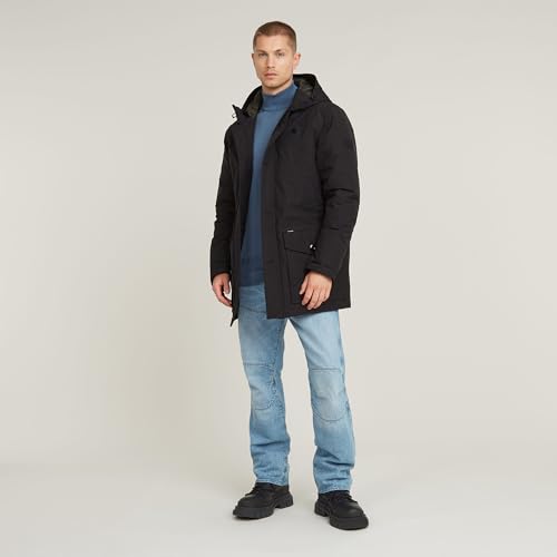 G-Star Herren Vodan Padded Hooded Parka, Schwarz (dk black D26402-D908-6484), XS – Ansicht 4