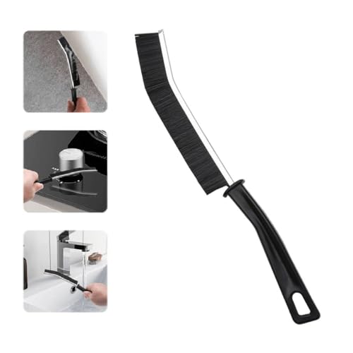 1 Stück Hartborsten Eckenreinigungsbürste, Fugenbürst, Spaltreinigungsbürste, Fugenreinigungsbürste, Fugenbürste Bad, Reinigungsbürste für Fliesenböden Küche Badezimmer