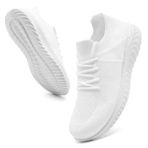 Image of Womens Shoes Running Walking Sneakers Slip On Sport Outdoor Casual Tennis Workout AthleticGym Shoes Lightweight Comfortable Fashion Fitness Shoes