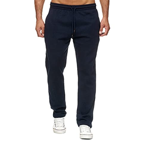 Pantalon de bodybuilding noir slim avec cordon de serrage ajustable tailles 36-41