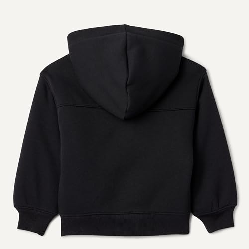 Sweatshirt à capuche doublé sherpa pour garçon avec fermeture éclair