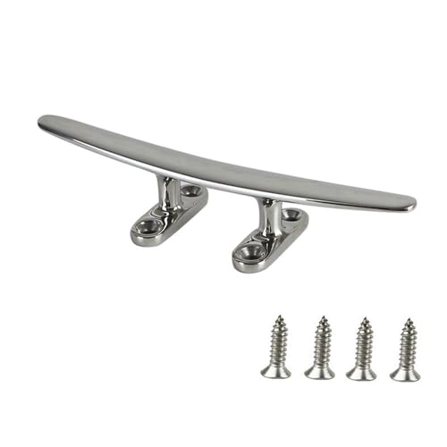 KOVNISE Boot Cleat Open Base, Touw Cleat, Kajak Touw Tie Cleat,316 RVS Boot Mooring Accessoires, Heavy Duty Marine Boot Cleat 316 RVS Base Cleat - Afbeelding 4