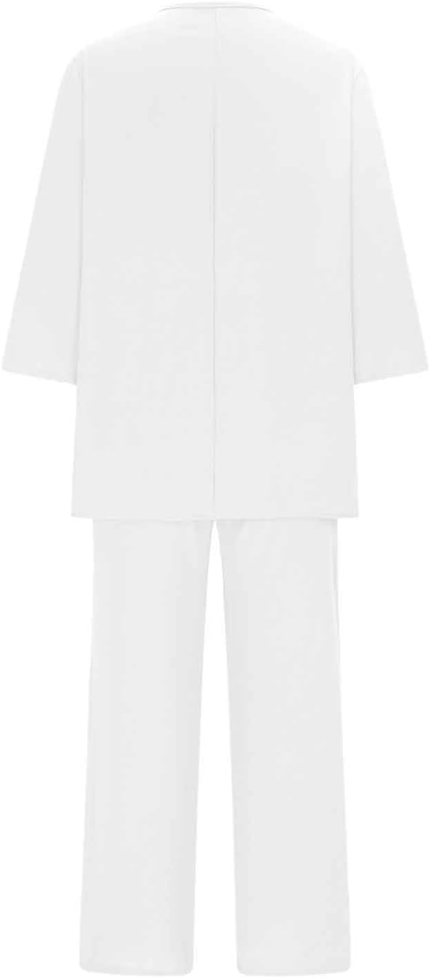 Linen Outfits for Women 2 Piece Plus Size Lounge Set Short Sleeve Tops and Wide Leg Pants Tracksuits Vacation Outfit