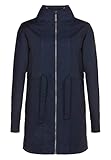 Übergangsjacke mit Ärmelabschlüssen mit Strickbündchen, 2 Leistentaschen, Bändchendetails in der Kapuze und passend dazu auf dem Bindeband