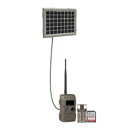 Cuddeback CuddeLink Wireless IR LED Camera with Super Solar Power Bank Bundle (4 Items) - Cuddeback