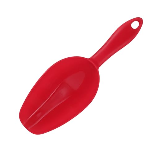 SOIMISS Paletta Plastica Multiuso Per Ghiaccio Farina e Snack Cucchiaio Rosso Protettivo Per Alimentari in Cucina Versatile Per Buffet Caffè Tè e Dolci Attrezzo Essenziale Per Feste e Matr