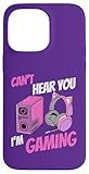 Photo Gallery custodia per iphone 14 pro max divertente maglietta gamer can t hear you, i m gaming Photo Gallery custodia per iphone 14 pro max divertente maglietta gamer can t hear you, i m gaming