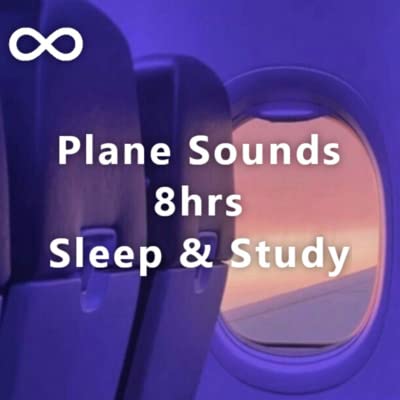 Plane Ambience Relaxing | Sleep & Study Sounds | White Noise (8hrs) Podcast Por  arte de portada