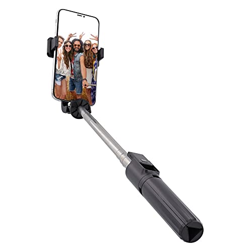 Perche Téléscopique Pour Caméra Sport (type GoPro) - Longueur Max 115 Cm, Pliée 26 Cm - Noir, Léger Et Maniable