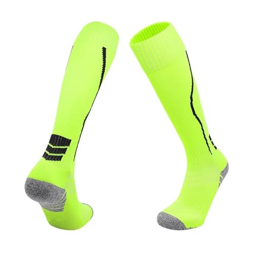 YZWZZXC Fencing Socks, Compression Socks, Anti Slip, Thickened, Good Elasticity, for Fencing Training, Unisex(Green,Medium)