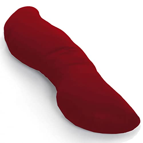 Meivita Kissenbezug für Centa Star Hippo Seitenschläferkissen Bezug in der Farbe 37-rot - aus 96% Baumwolle und 4% Elasthan - Made in Germany