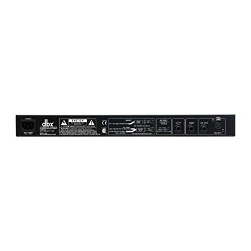 dbx DBX286SV Instrument, Microphone Preamp & Channel Strip Processor, with Compression, De-Esser, Enhancer, Expander/Gate, Loop-Out. Metering LEDs, XLR and ¼” inputs. Rack Mountable 1U. Silver by dbx - Image 2