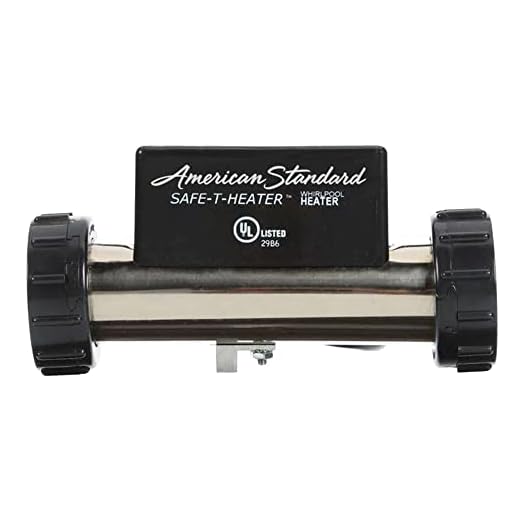 American Standard 9075120 Safe-T Heater, 7.50 x 4.81 x 3.56 Inches, Black