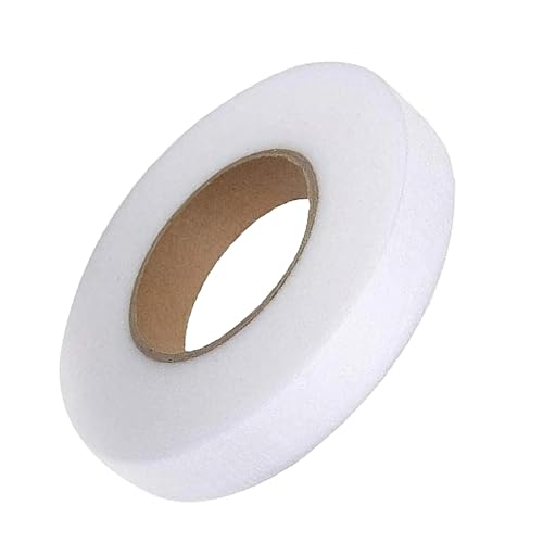 Lizzy | Hemming Web Roll | 25m Length, White | Iron-On Adhesive, No Sew | Fabric Repairs for Trousers, Curtains, Clothes