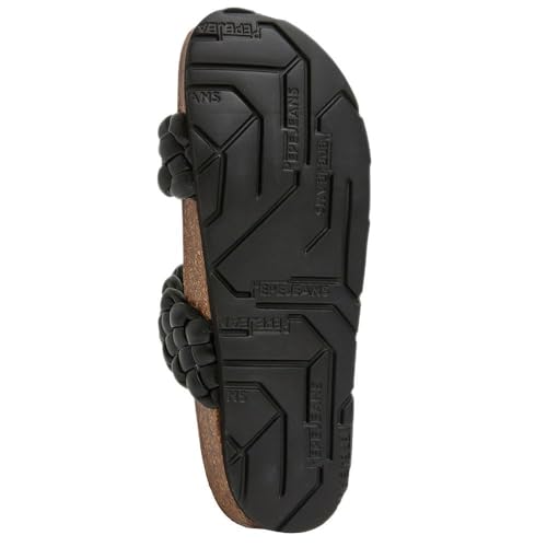 Pepe Jeans Para Mujer. PLS90643 Sandalias Oban Double Negro (38), Plano, Ninguno, Casual, PoliéSter Reciclado - 2