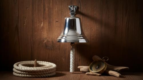 Sonnette de navire chromée ThorINSTRUMENTS pour l'ambiance de vos pubs et bars