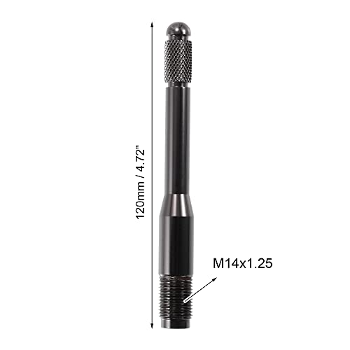 Image of ACROPIX M14x1.25 Wheel Alignment Pin Mounting Car Wheel Hanger Rim Stud Bolt Nut Tire Change Guide Tool - Pack of 1 Titanium Tone