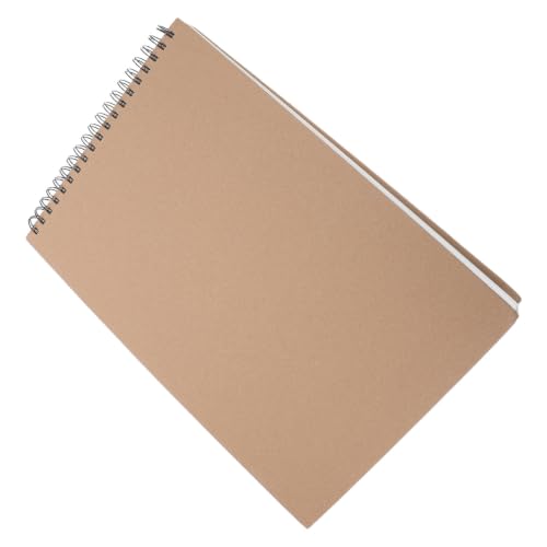 SWOOMEY 60 Sheets Blank Hardcover Sketchbook with Spiral Coil Binding, 15.6x10.2in, 60 Sheets, Wirebound Drawing Journal for Artists and Students, Protects Artwork from Damage