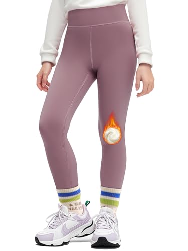 GroYolan Leggings Térmicos Niña Leggins Invierno Forro Polar Mallas Elásticos Pantalones Largos Niñas 4 a 15 Años
