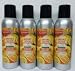 Smoke Odor Exterminator 198 gm/ 7 oz Large Spray Orange Lemon Splash Set of Four Cans.