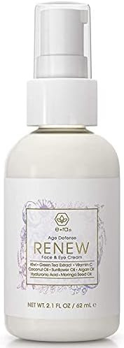 Era Organics Anti Aging Face Moisturizer Cream โ Rejuvenating Face & Eye Cream With Hyaluronic Acid, Jojoba Oil, Green Tea & More - Premium Plant Based Skin Care for Wrinkles & Under Eye Bags 2oz