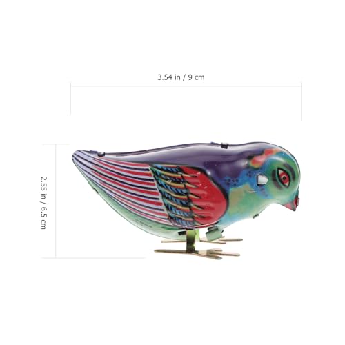 Abaodam Uhrwerk Spielzeug Tier Aufziehspielzeug Eisen Kunst Retro Springende Frösche Vögelchen Spaß Spielzeug Kindergeburtstag Mitgebsel Party Gastgeschenke Elster Uhrwerk