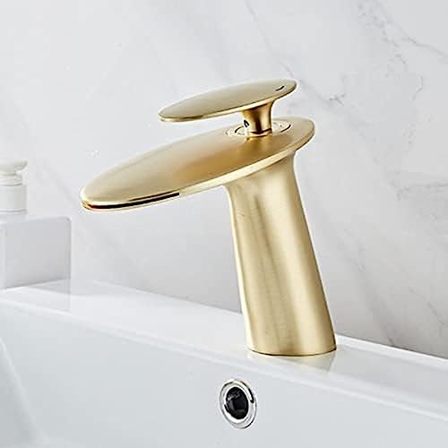Mitigeur de lavabo cascade robinet de lavabo en laiton eau chaude froide salle de bain