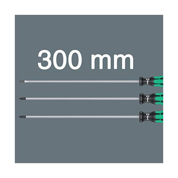 335/350/355/3 Schraubendrehersatz Kraftform Plus mit 300 mm langen Klingen, 1 Set – Bild 6