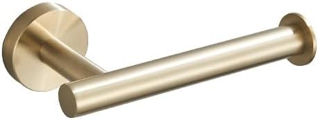 Brushed Gold Bathroom Accessories Set Wall-Mount Stainless Steel Towel Bar Rack Toilet Roll Paper Holder Robe Hook Hardware,BG Towel Bar,One Size