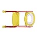 TOPINCN Portable Baby Toddler Hard Toilet Chair Ladder with Step Height, Double Armrest and Anti Skip Foot Pads, for Kids, Non and Sturdy (Reddish Yellow)