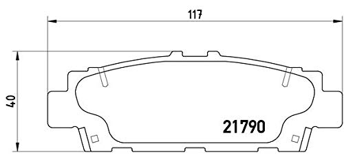 Brembo P 83 055 - Pastiglia Freno - Anteriore - 2