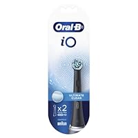 Oral-B iO Ultimate Clean Replacement Brush Heads Black 2 Counts
