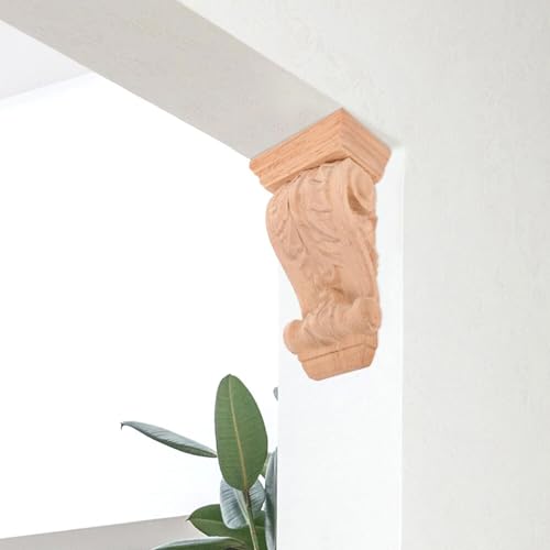 Console en bois ACESOME 10x18x6 cm pour support étagère rustique - 8