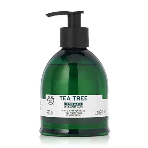 The Body Shop Tea Tree Vegan Anti- Bacterial Hand Wash with Purifying Tea Tree Oil Green Scent 275 ml