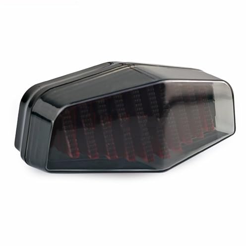 Feu arrière LED pour moto classique avec éclairage de plaque d'immatriculation et stop