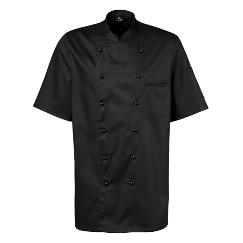 EXNER Kochjacke halbarm Fb. schwarz Gr. XS