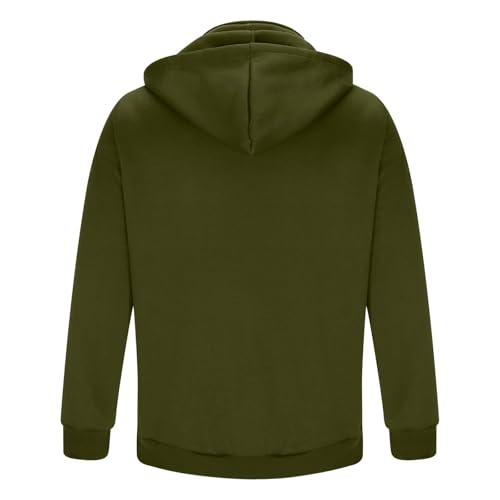 Mens Hoodies 2025 Fall Winter Quarter Zip Long Sleeve Hooded Sweatshirts Casual Warm Loose Fit Trendy Pullover3