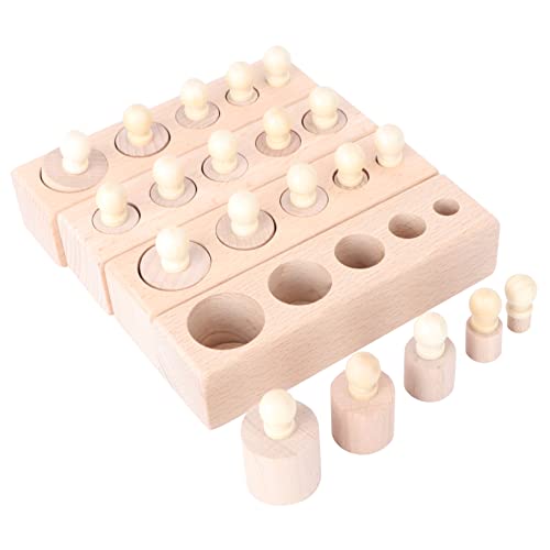 Cylindres en bois Montessori POPETPOP pour occuper intelligemment les enfants