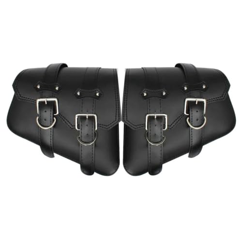 Sacoches latérales de moto pour XL883 et bagagerie cuir PU rigide pour voyage custom