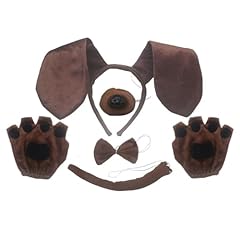Brown Dog Costume Set for Adult Kid
