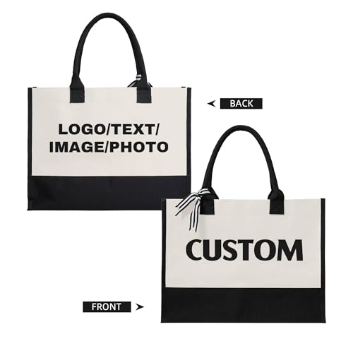 Bolsa Tote de Lona Personalizada para Mujer miniatura 4