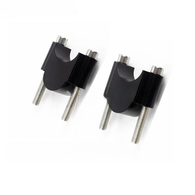 Riser guidon adaptateur rehausseur de guidon de moto 22mm noir 30mm