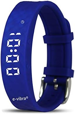 e-vibra Premium Potty Training Watch - Rechargeable Silent Vibrating Watch - Medical Reminder Watch for Girls/Boys - with Timer and 15 Daily Alarms (Royal Blue)