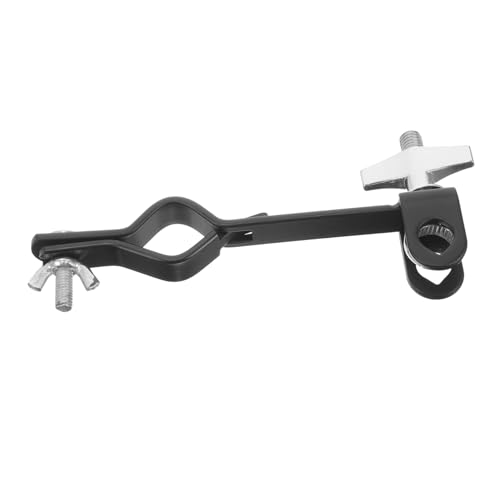 Abrazadera de montaje para cowbell Totority Jazz, soporte alto para instrumentos de percusión, diseño ergonómico y fácil instalación para mejorar el rendimiento de la batería miniatura 7