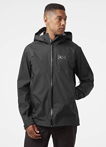 Helly-Hansen Men's Verglas 3L Shell Jacket 2.0, 990 Black, Large #TOP2